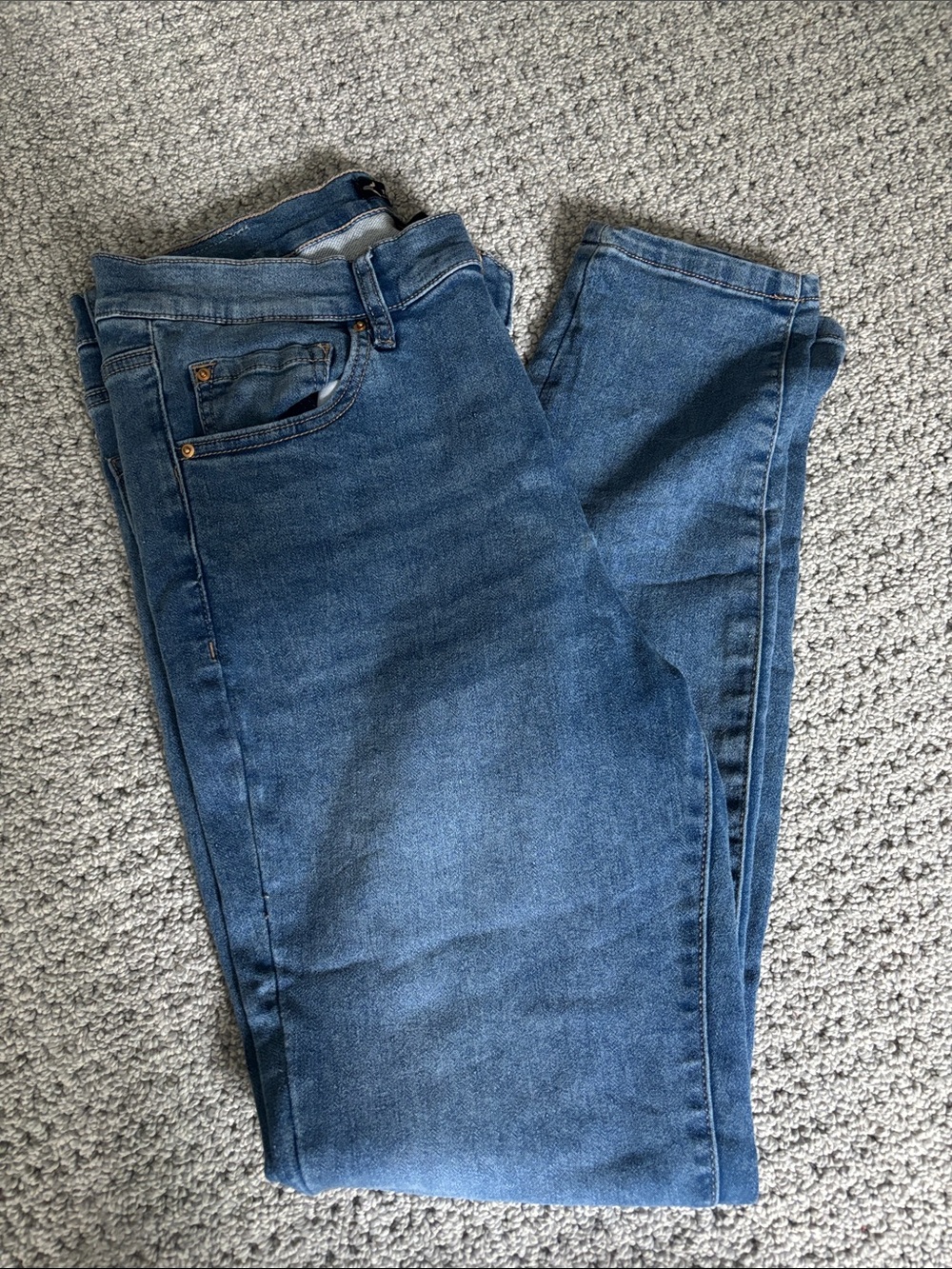 Nanette Lepore Light Blue High-Rise Ankle Skinny Jeans